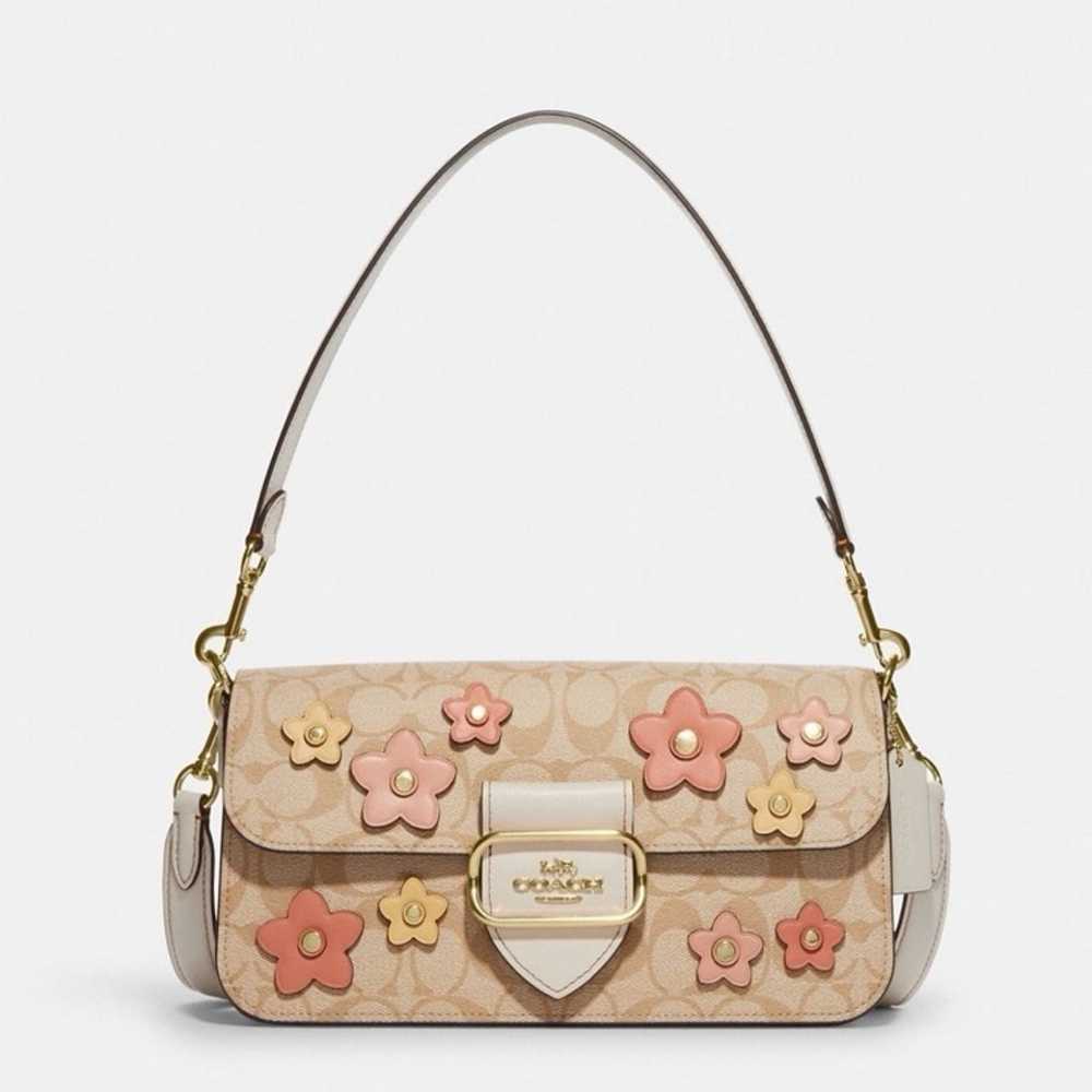 Coach - Morgan Shoulder Bag - Signature Canvas Wi… - image 6