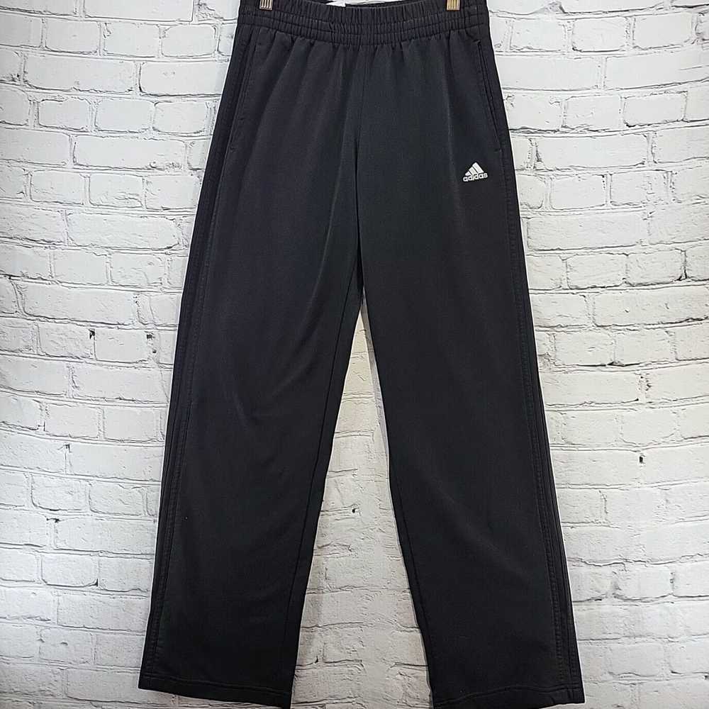 Adidas Black Pull On Athletic Adidas Sweatpants f… - image 1