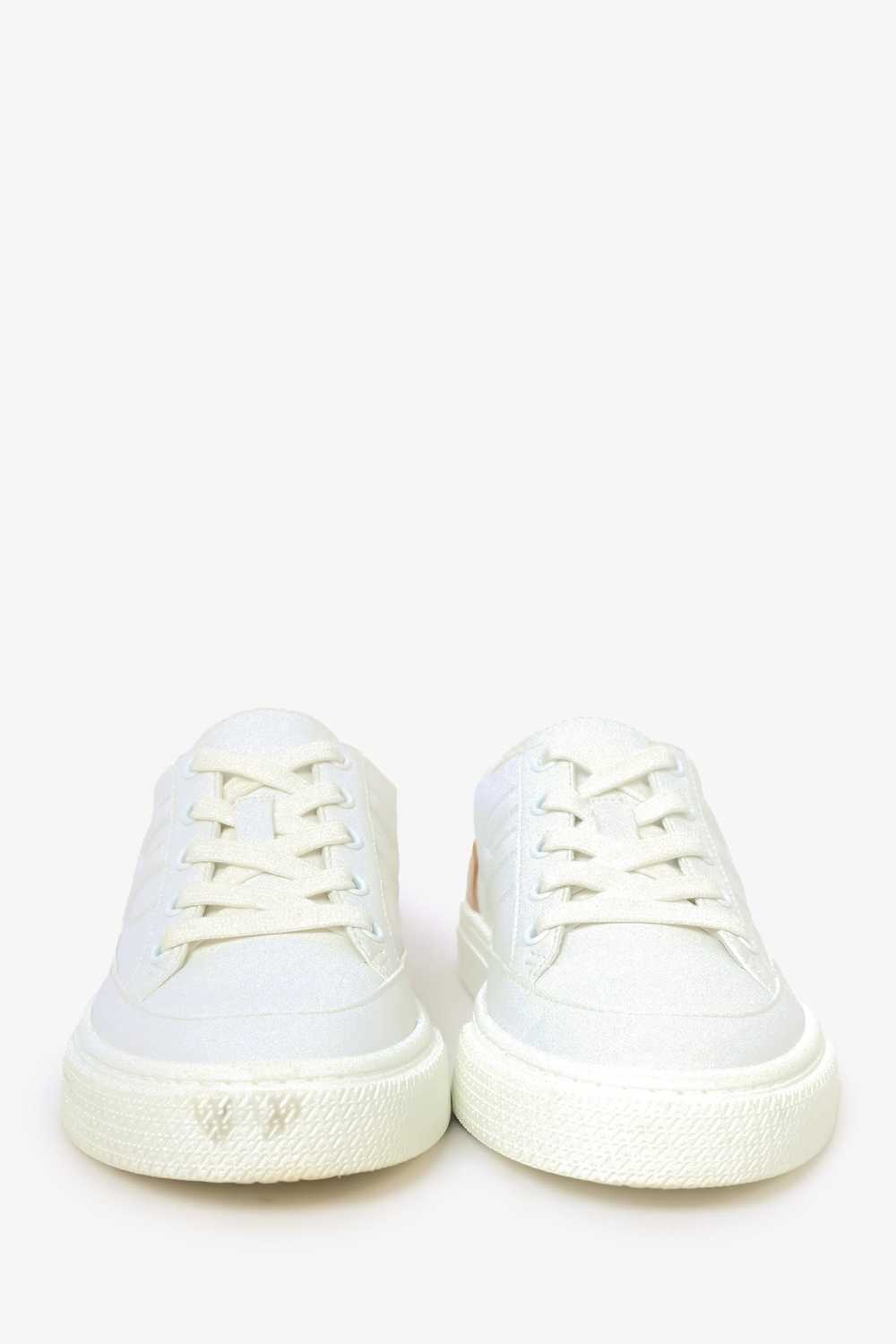 Hermes White Leather 'Deep' Sneakers Size 36 - image 3