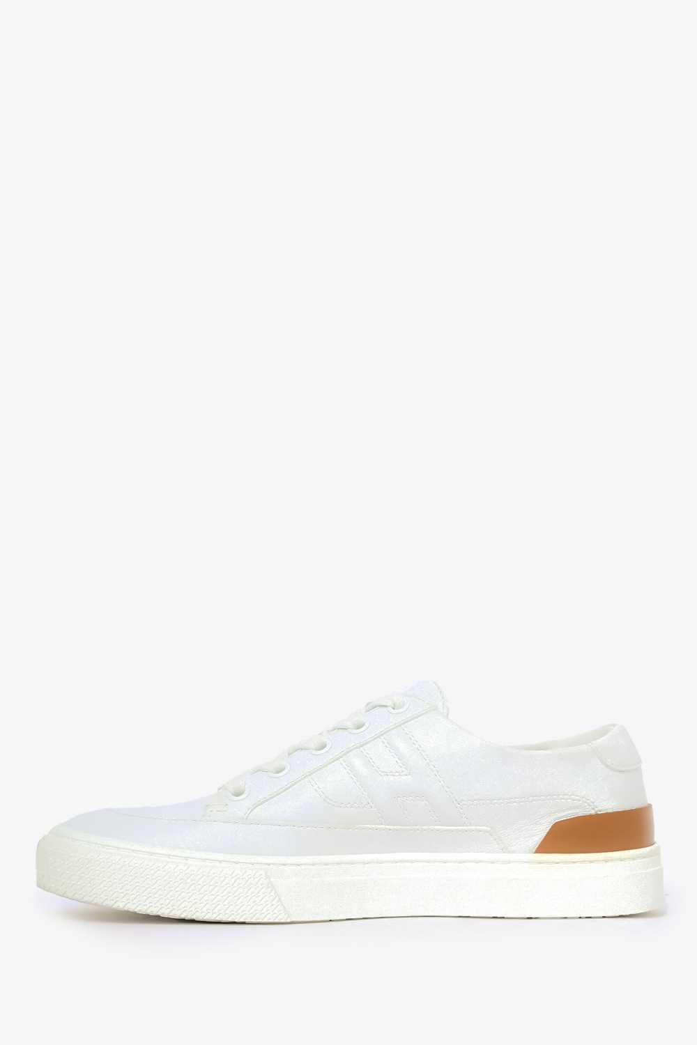 Hermes White Leather 'Deep' Sneakers Size 36 - image 4