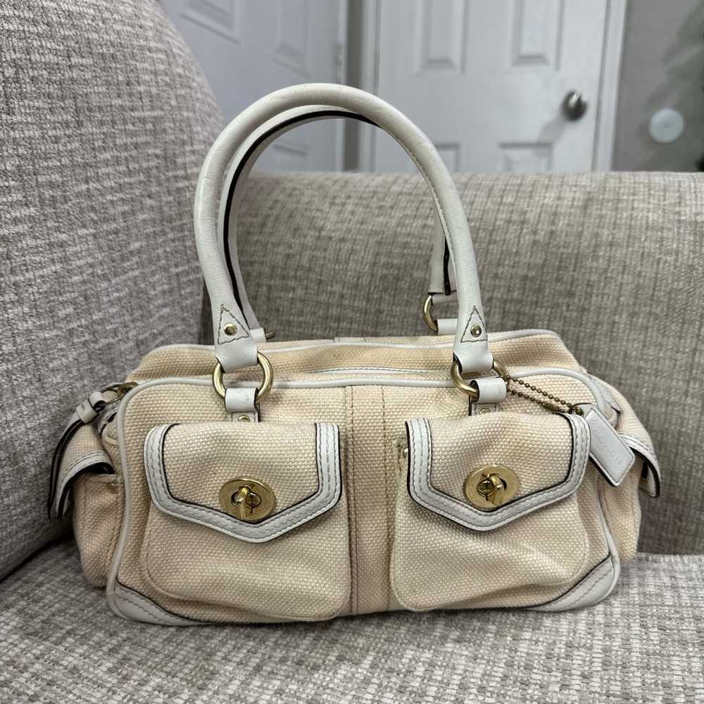 Y2K Coach Small Satchel Handbag - image 1