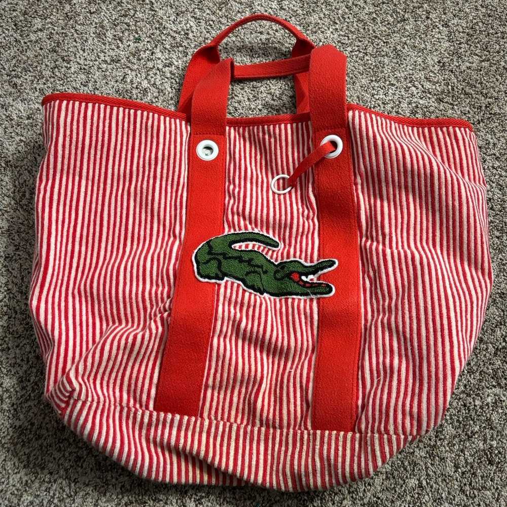 Lacoste Vintage Terry Tote Bag - image 1