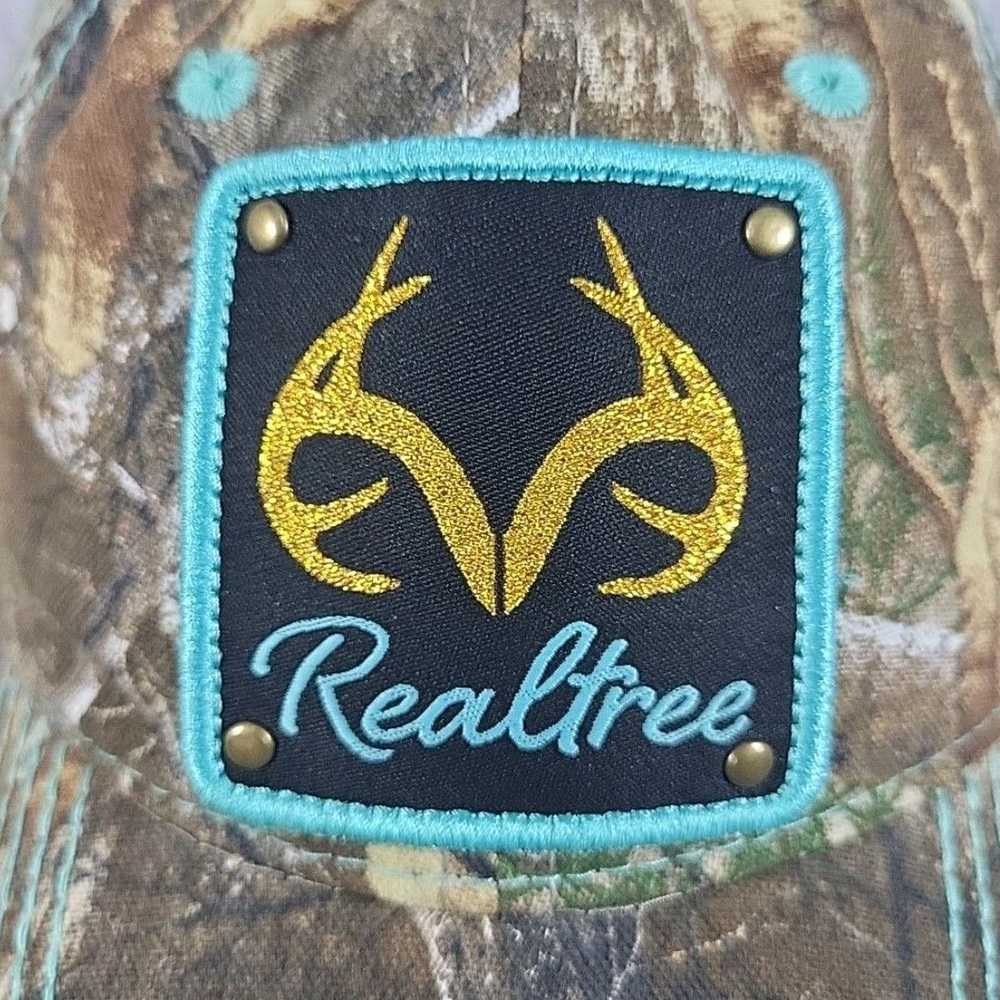 Realtree Camo Glitter Antler Patch Embellished Wo… - image 2