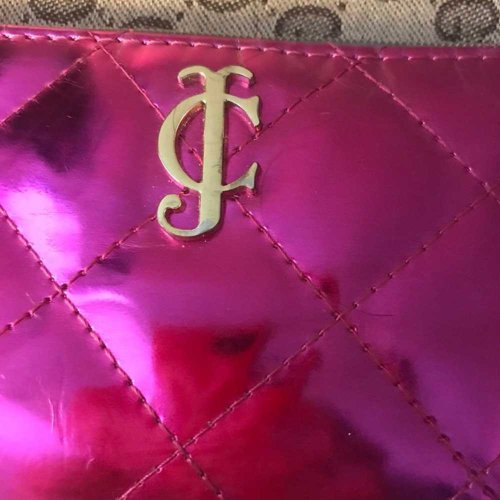 Vintage 90’s Juicy Couture Pink Metallic Wallet/G… - image 5