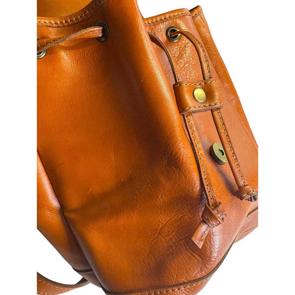 Vintage Vera Pelle Italian Leather Backpack - image 11