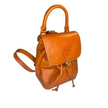 Vintage Vera Pelle Italian Leather Backpack - image 1