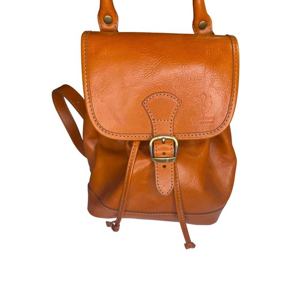 Vintage Vera Pelle Italian Leather Backpack - image 3