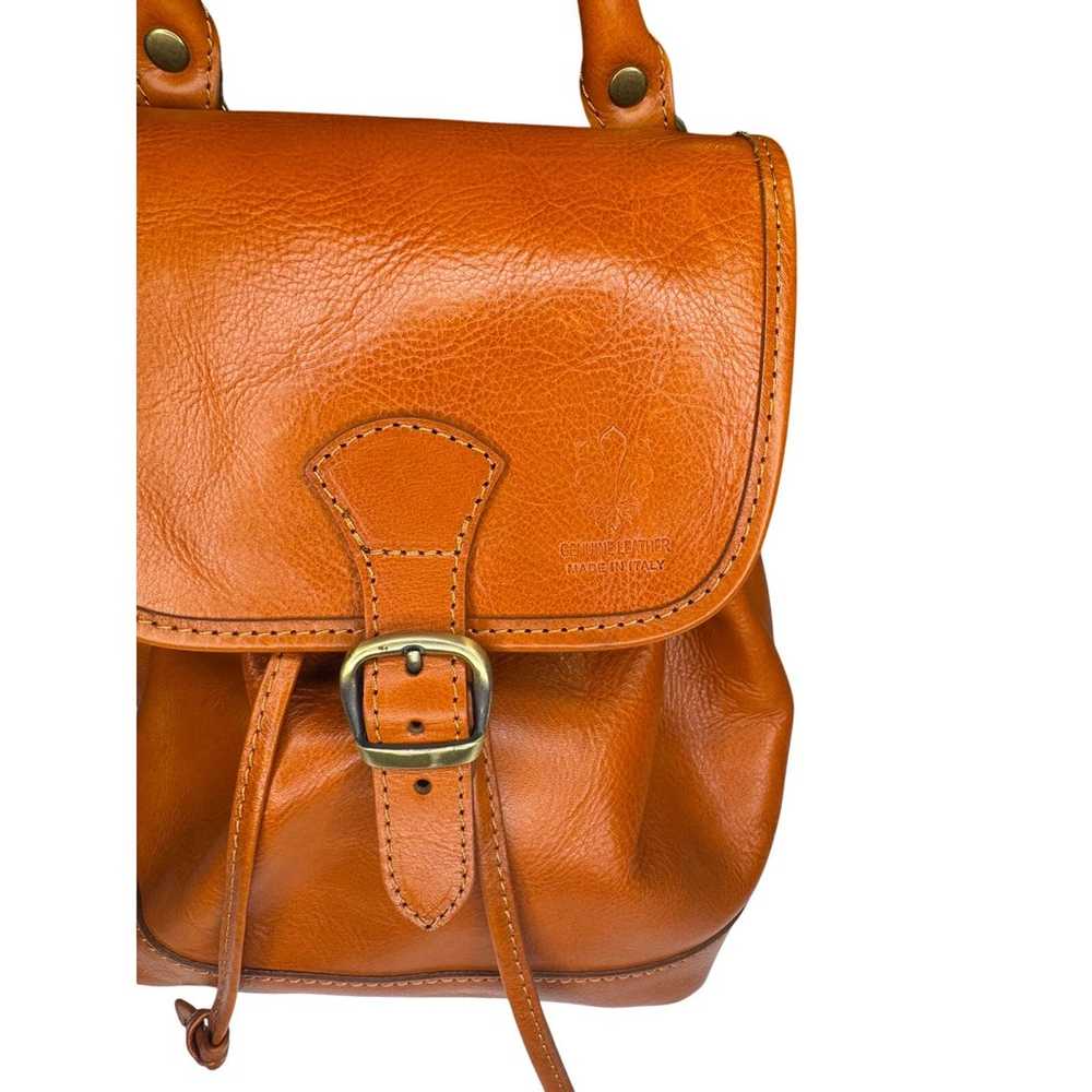 Vintage Vera Pelle Italian Leather Backpack - image 6