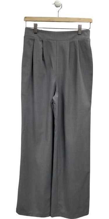 New Look Grey Tall Marl Wide Leg Trousers UK 8 - image 1