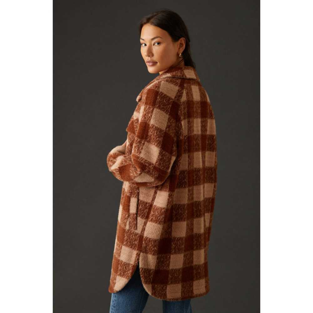 ANTHROPOLOGIE Greylin Plaid Longline Shirt Jacket… - image 3