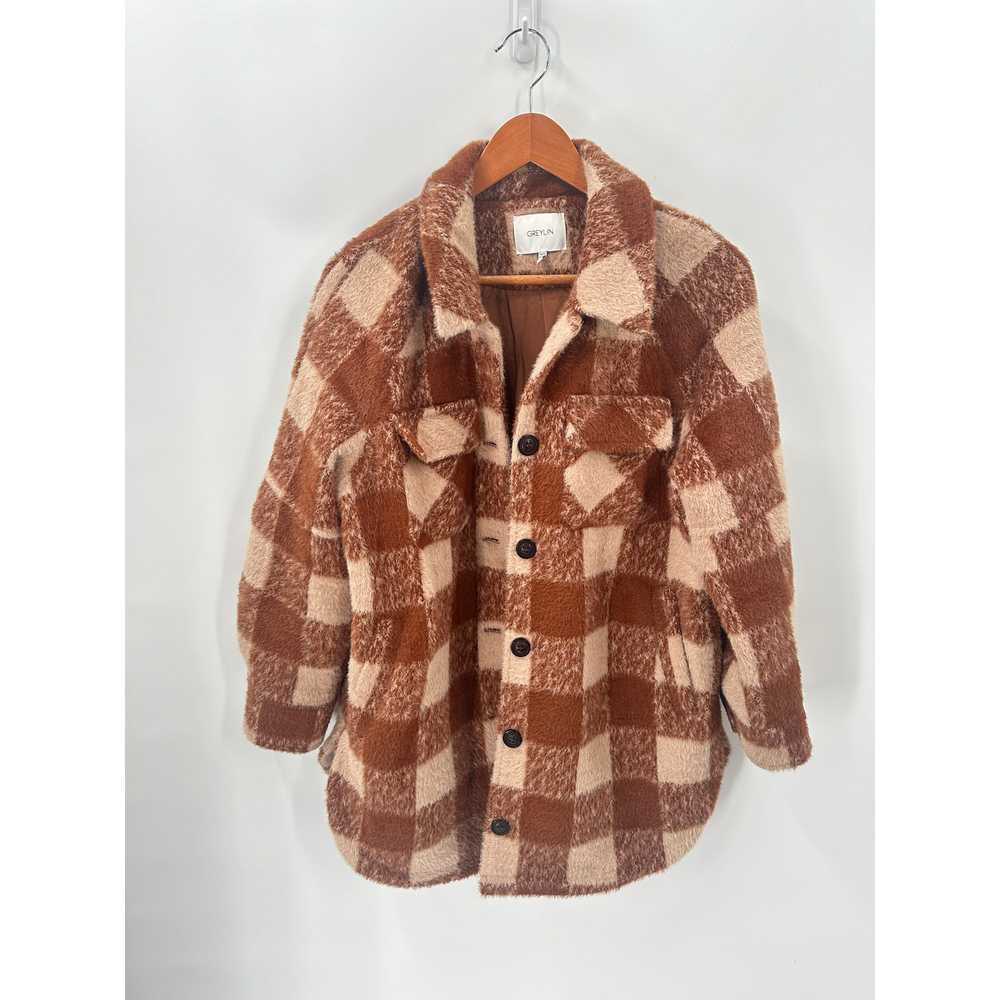 ANTHROPOLOGIE Greylin Plaid Longline Shirt Jacket… - image 4