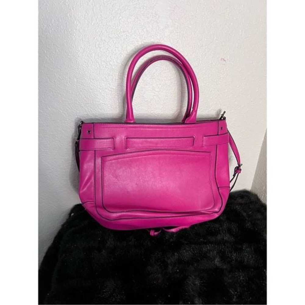 Reed Krakoff Magenta Leather Boxer Tote purse bag - image 2