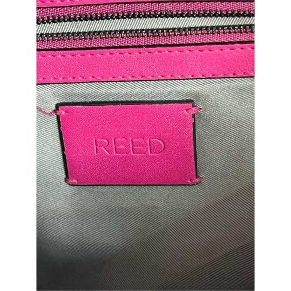 Reed Krakoff Magenta Leather Boxer Tote purse bag - image 5