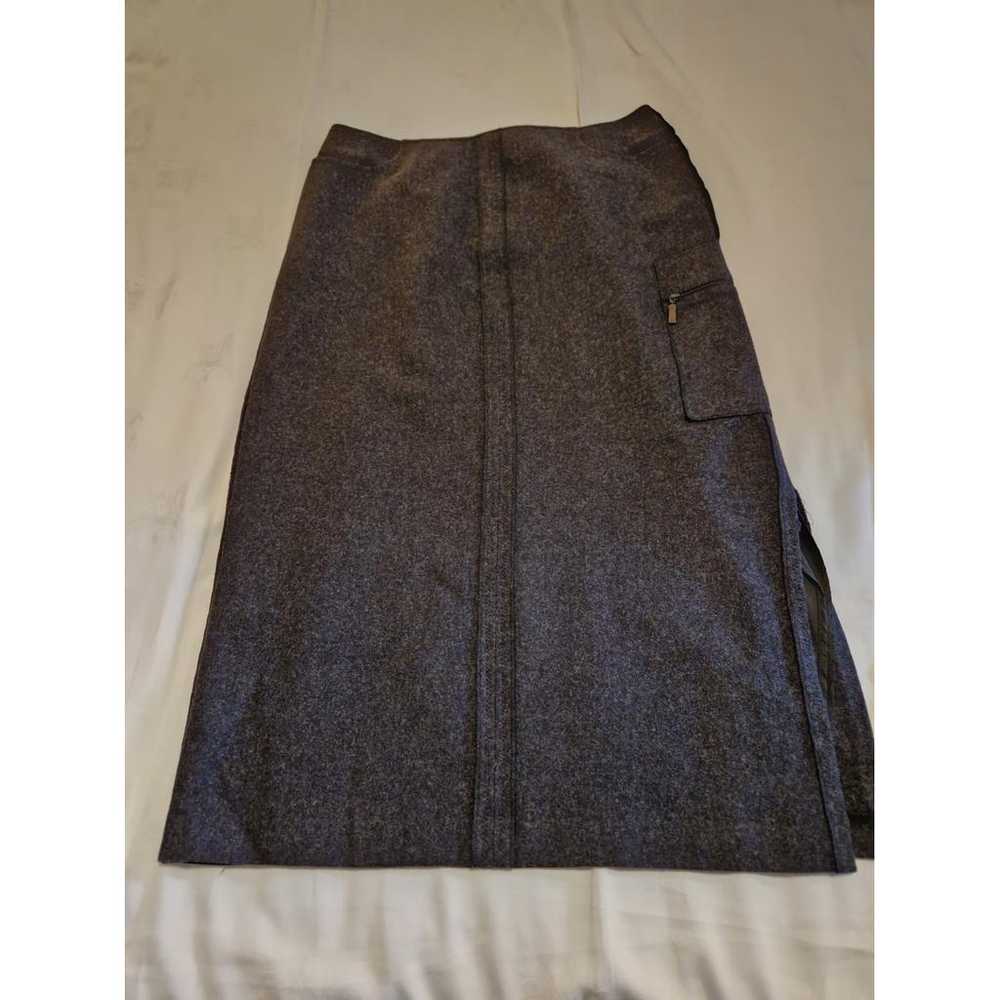 Marina Rinaldi Wool mid-length skirt - image 4