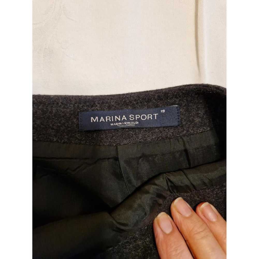 Marina Rinaldi Wool mid-length skirt - image 7