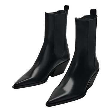 Massimo Dutti Leather cowboy boots - image 1