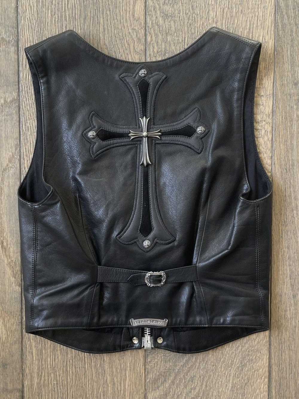 Chrome Hearts Chrome Hearts Vintage Cross Leather… - image 1