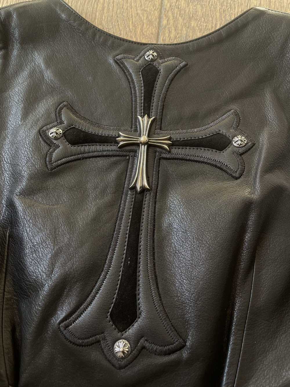 Chrome Hearts Chrome Hearts Vintage Cross Leather… - image 3