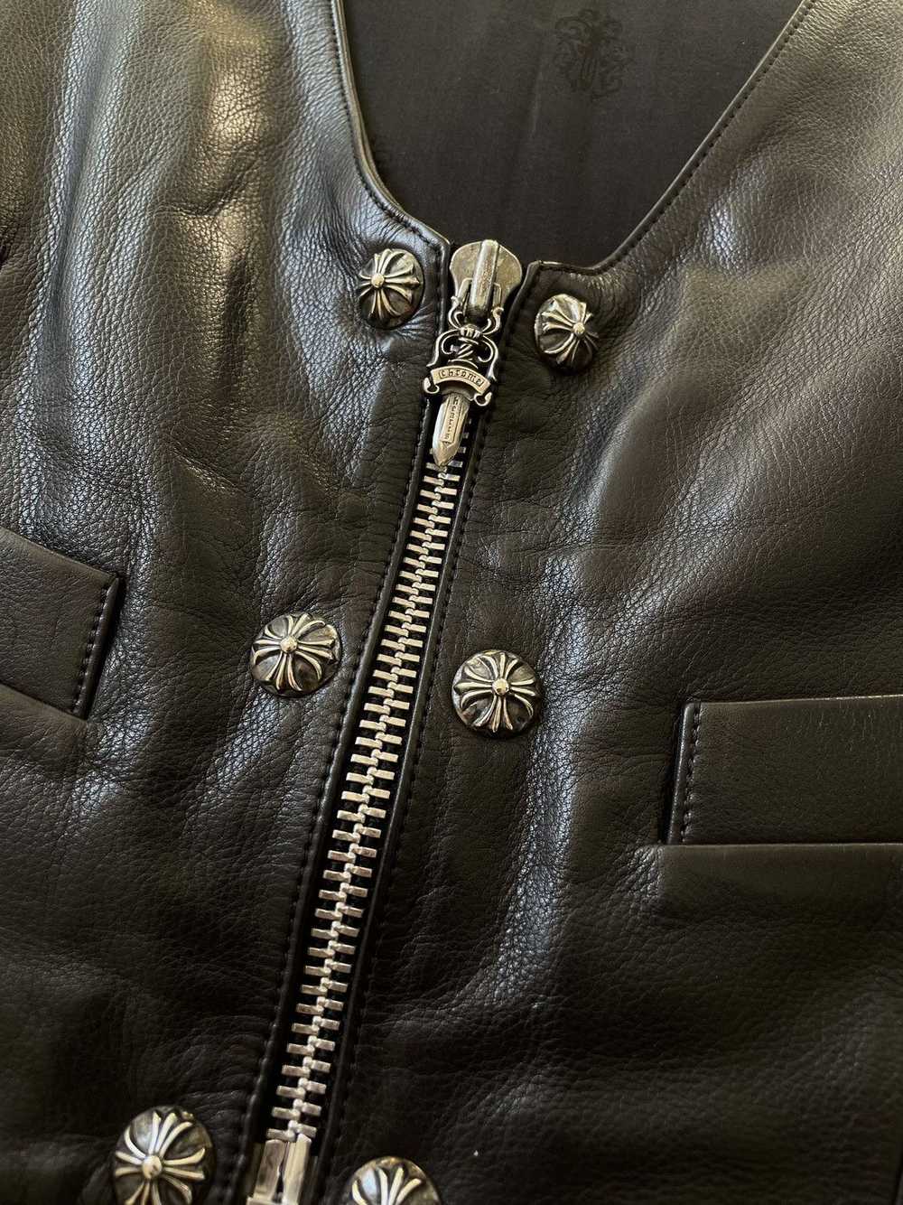 Chrome Hearts Chrome Hearts Vintage Cross Leather… - image 5