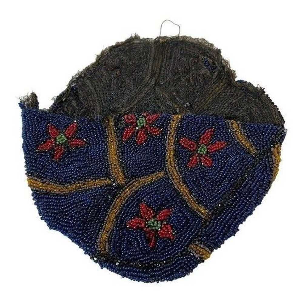 Vintage Victorian Antique Beaded Purse For Restor… - image 1