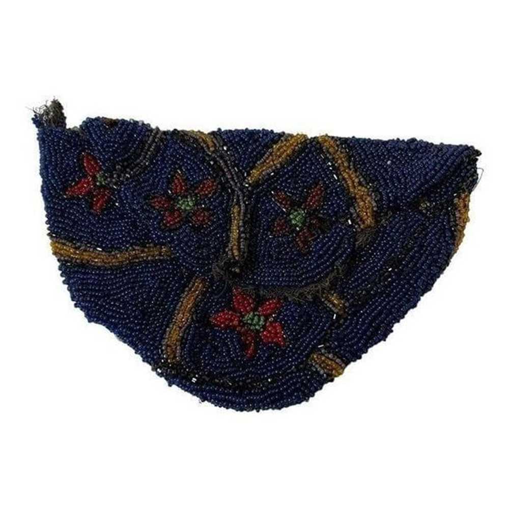 Vintage Victorian Antique Beaded Purse For Restor… - image 2