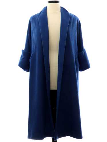 1950's Roos Bros Womens Wool Opera or Duster Coat 