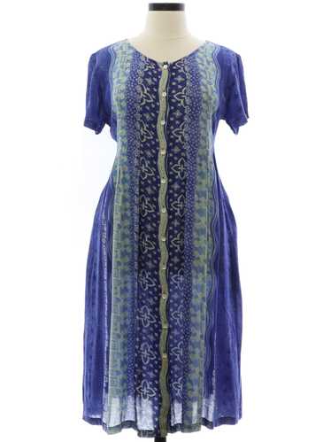 1990's Amanda Stewart Rayon Dress