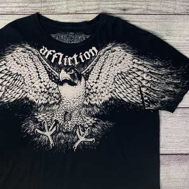 Affliction Y2k Affliction Live Fast Falcon Distre… - image 1