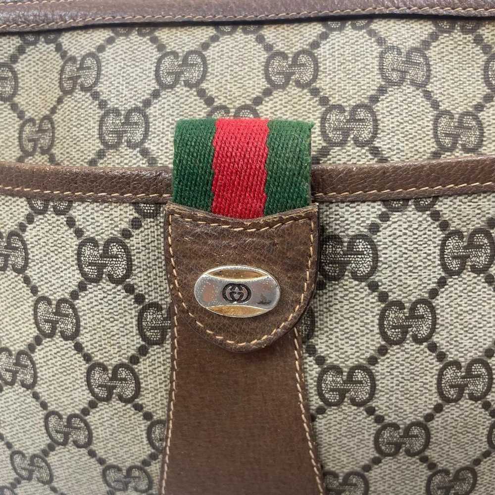 Vintage GUCCI GG Supreme Web Sherry Line Shoulder… - image 10