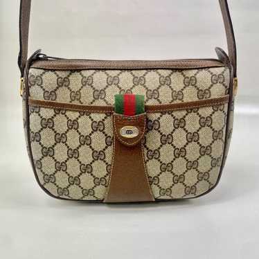 Vintage GUCCI GG Supreme Web Sherry Line Shoulder… - image 1