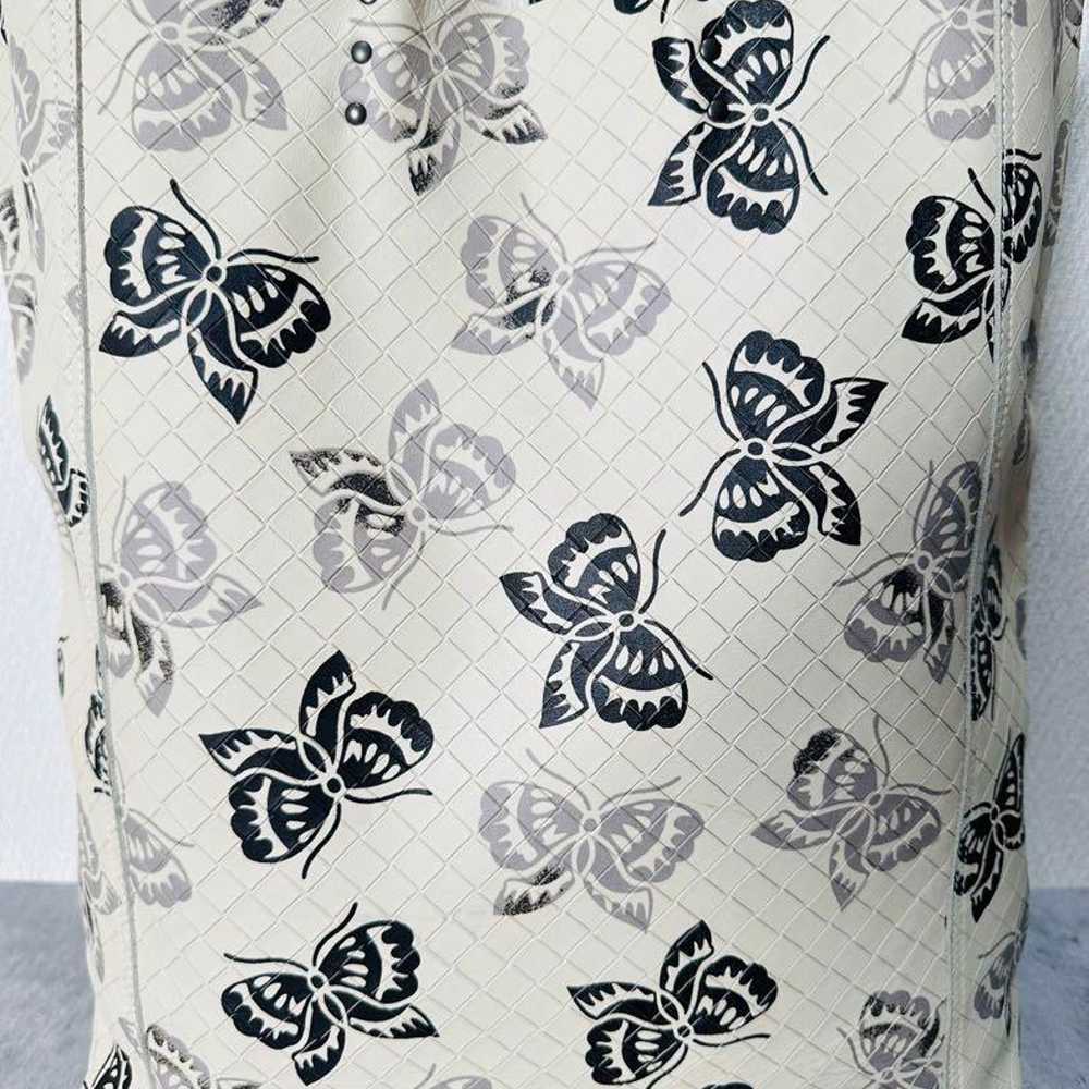 Bottega Veneta Butterfly Print Intrecciato Leathe… - image 11