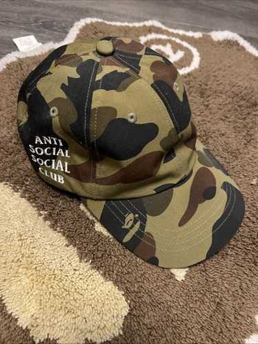 APE BAPE ANTI SOCIAL SOCIAL CLUB キャップ　迷彩 A BATHING APE BAPE x ASSC Anti Social Social Club MESH CAP