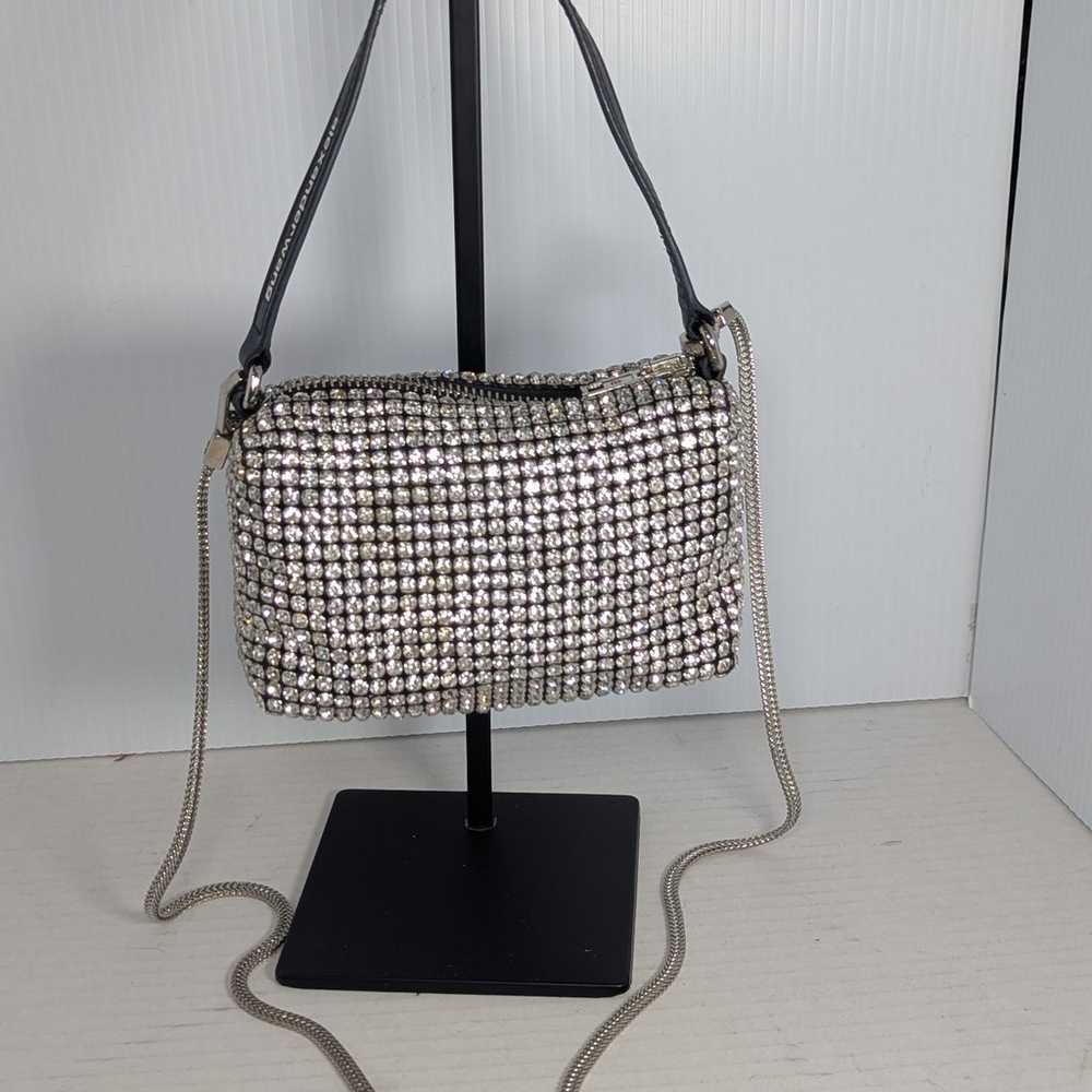 Alexander Wang heiress pouch bag Rhinestone mesh … - image 1