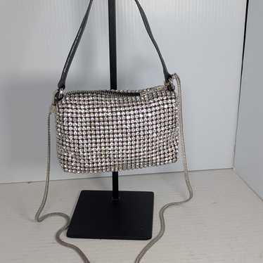 Alexander Wang heiress pouch bag Rhinestone mesh … - image 1