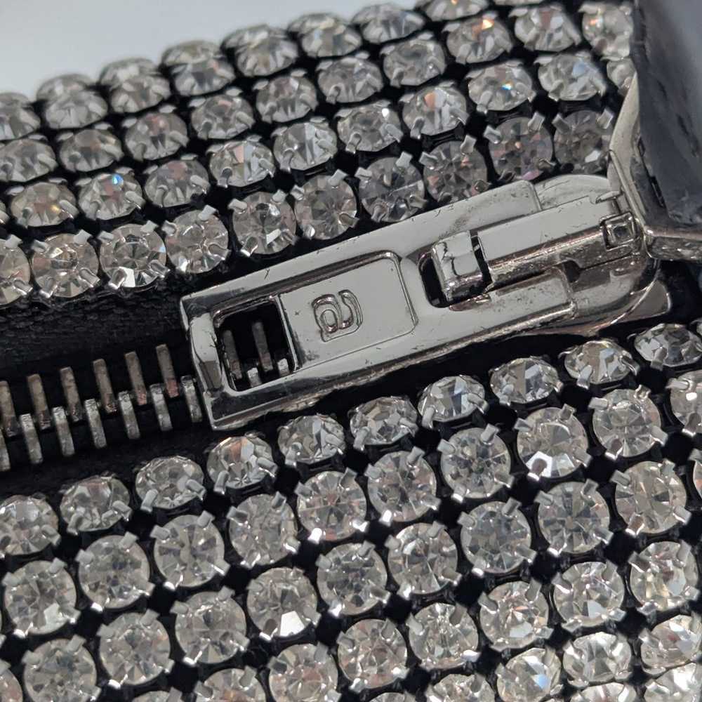 Alexander Wang heiress pouch bag Rhinestone mesh … - image 2