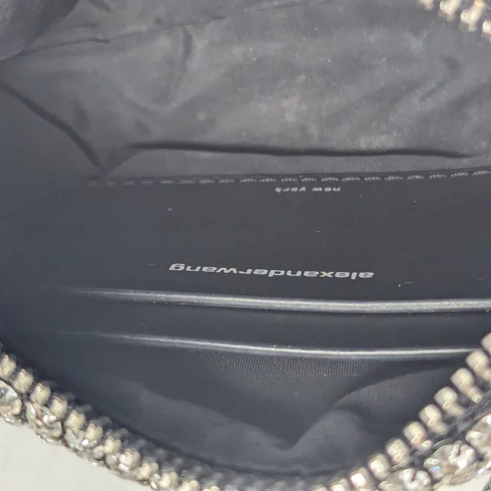 Alexander Wang heiress pouch bag Rhinestone mesh … - image 8