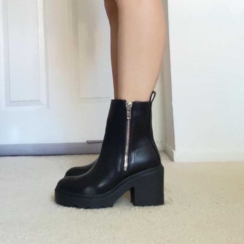 brand new black boots from urban outfitters - image 1