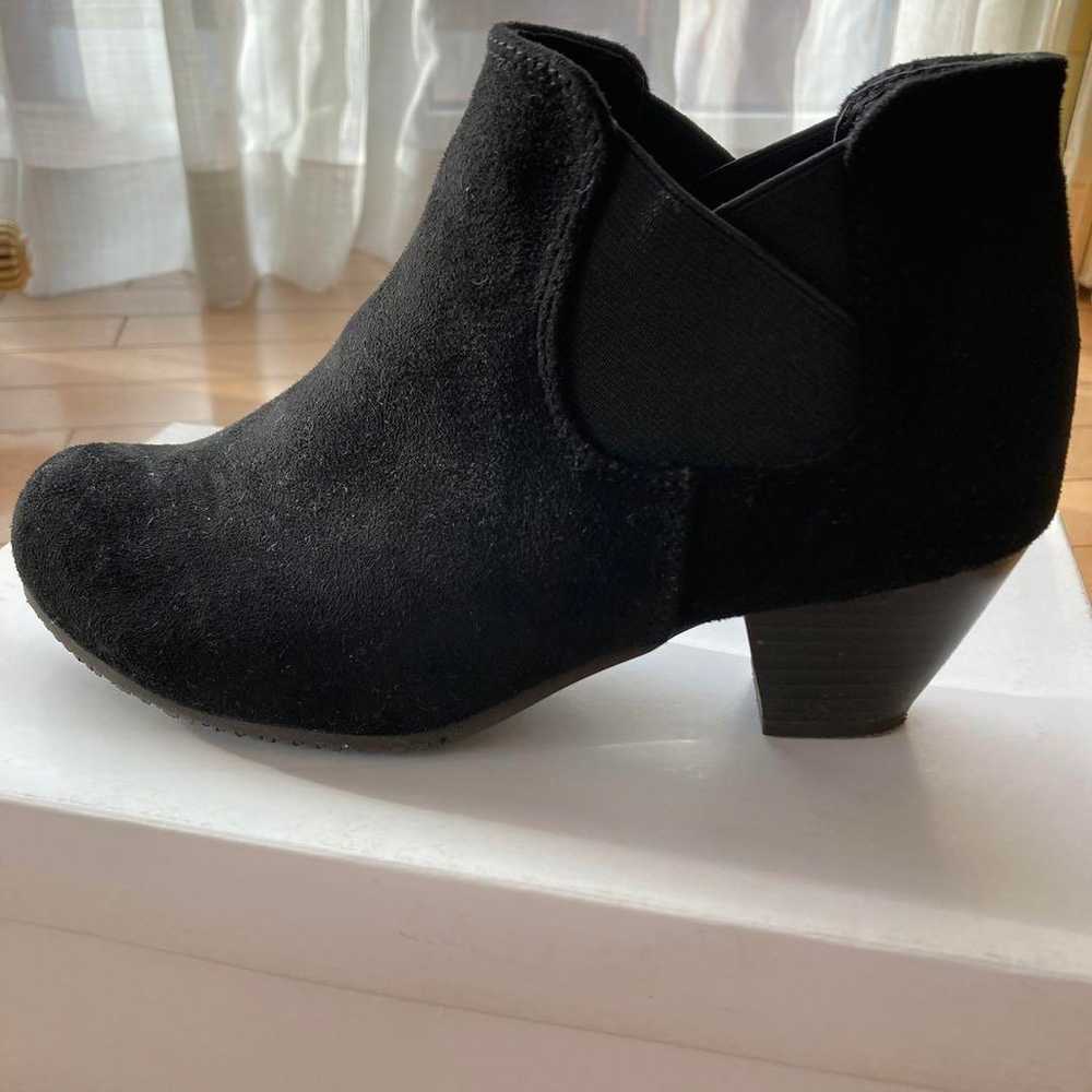 Ladies' Winter Boots Black Suede Side Gore Bootie… - image 5