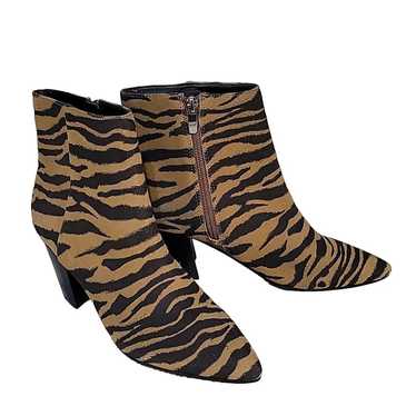 Marc Fisher Parana Animal Print Ankle Boots, Poin… - image 1