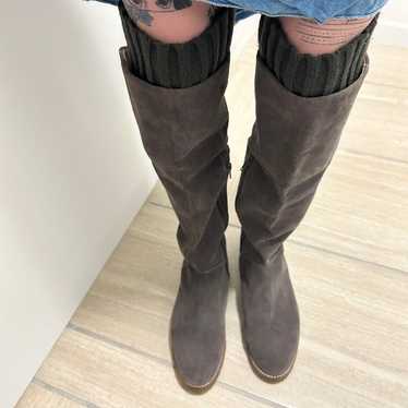 Corso Como Brown Seude knee high boots