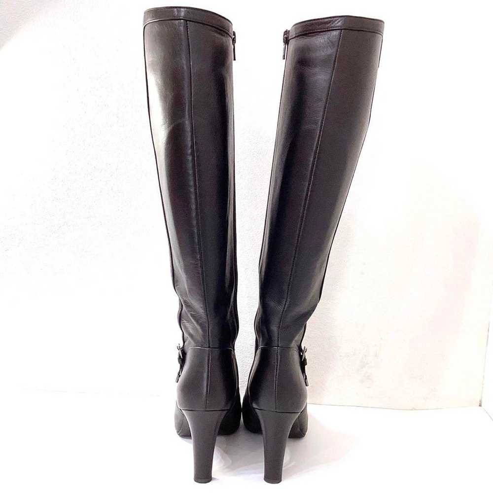 Diana 24cm Leather Long Boots with Side Belt and … - image 11