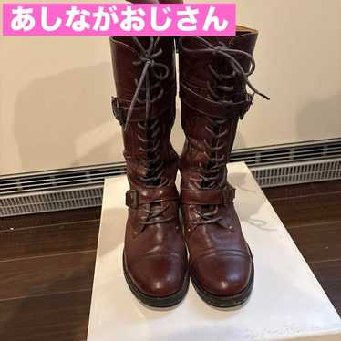 Ashi na ga ojisan lace-up boots