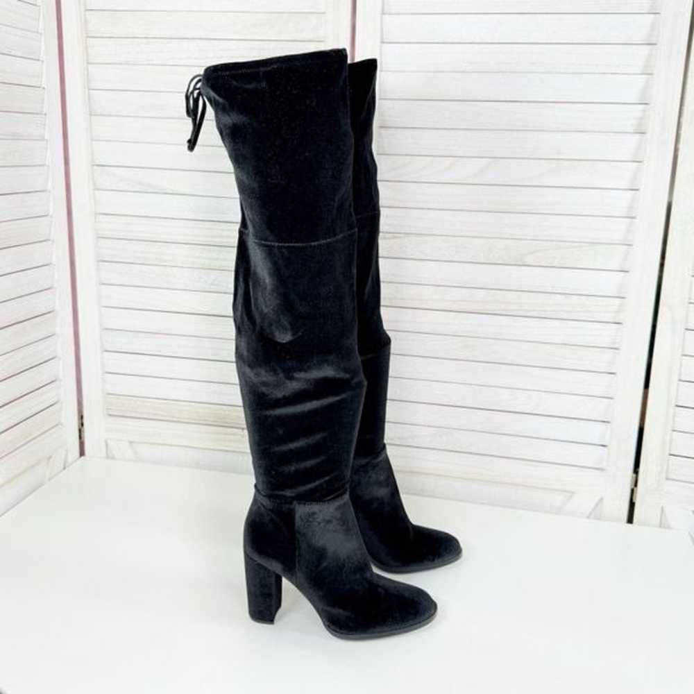 Vince Camuto Grady Velvet Over The Knee Boots Bla… - image 3