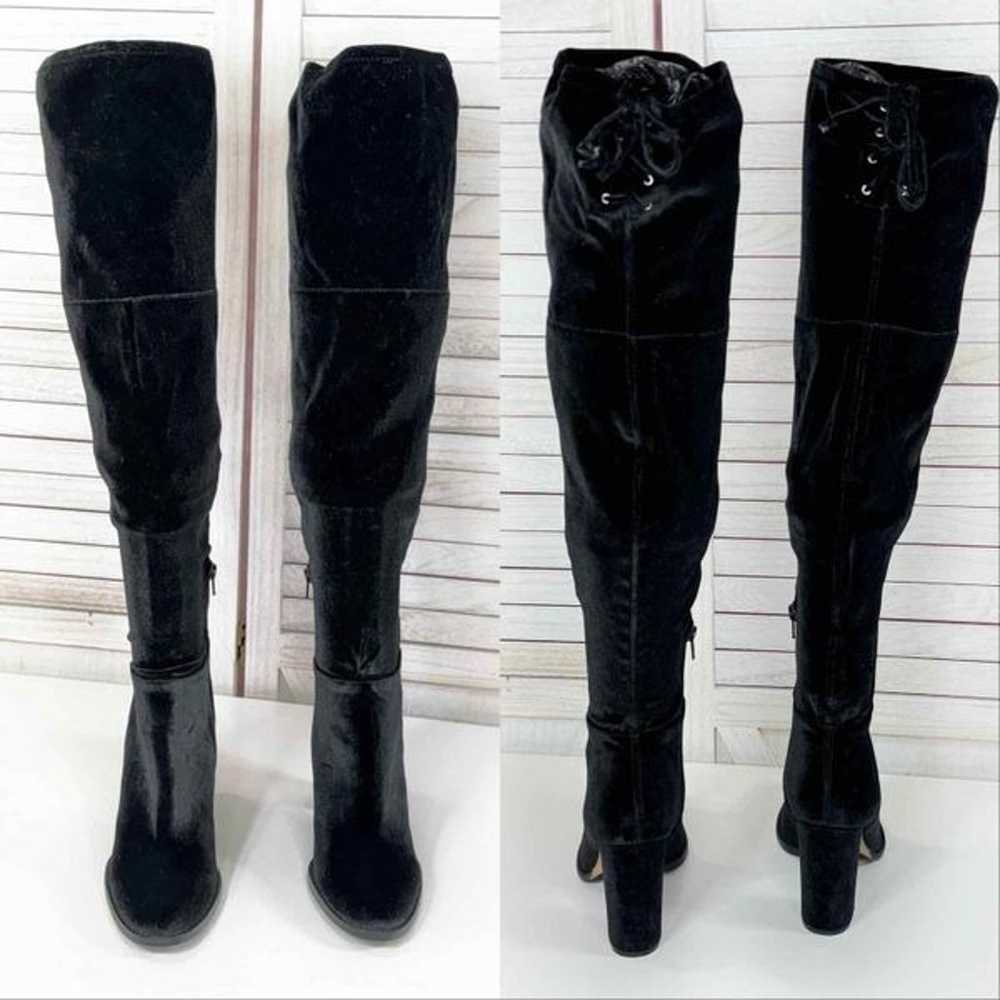 Vince Camuto Grady Velvet Over The Knee Boots Bla… - image 4