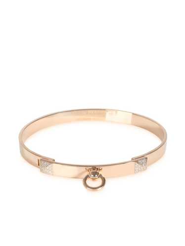 Hermès Pre-Owned 18kt rose gold Collier de Chien … - image 1