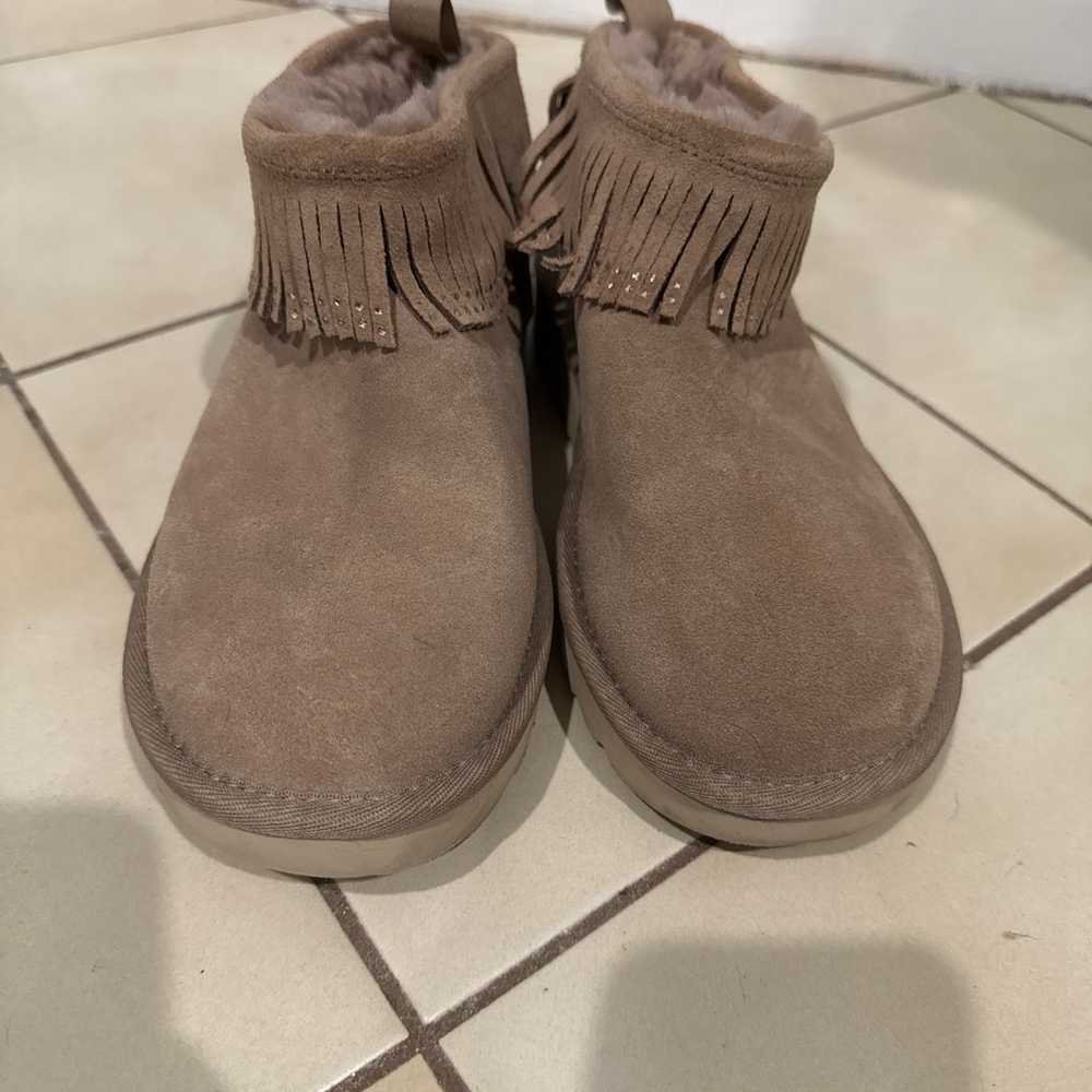 UGG Classic Short with Fringe size 6 - image 1