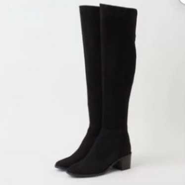 Diana Black Knee-High Boots