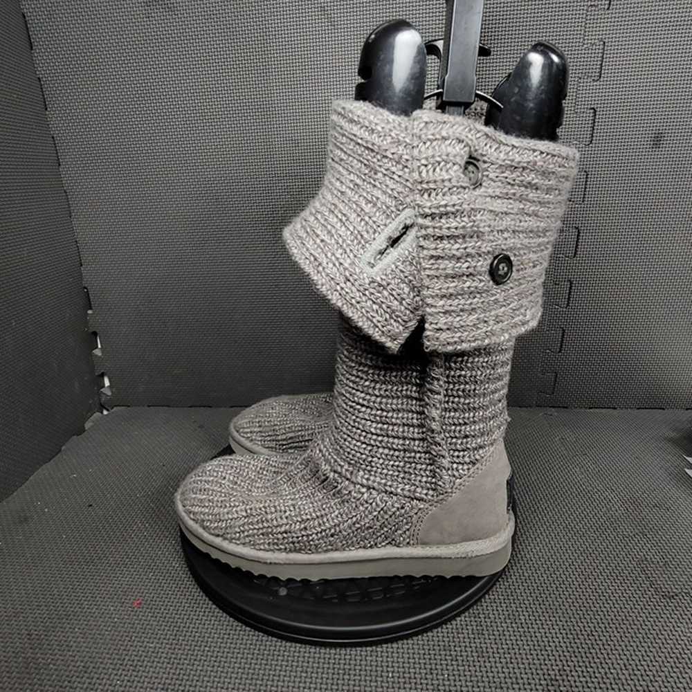 Ugg Classic Cardy Sweater Boots Womens Sz 7 Gray … - image 3