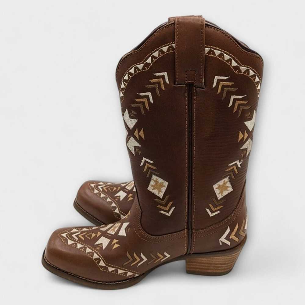 Dingo Mesa Southwestern Women's Embroidered Leath… - image 3