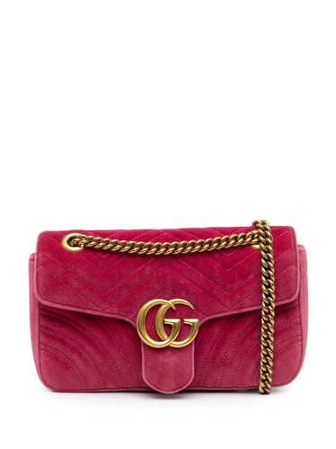 Gucci Pre-Owned 2016-2023 Small Velvet GG Marmont 